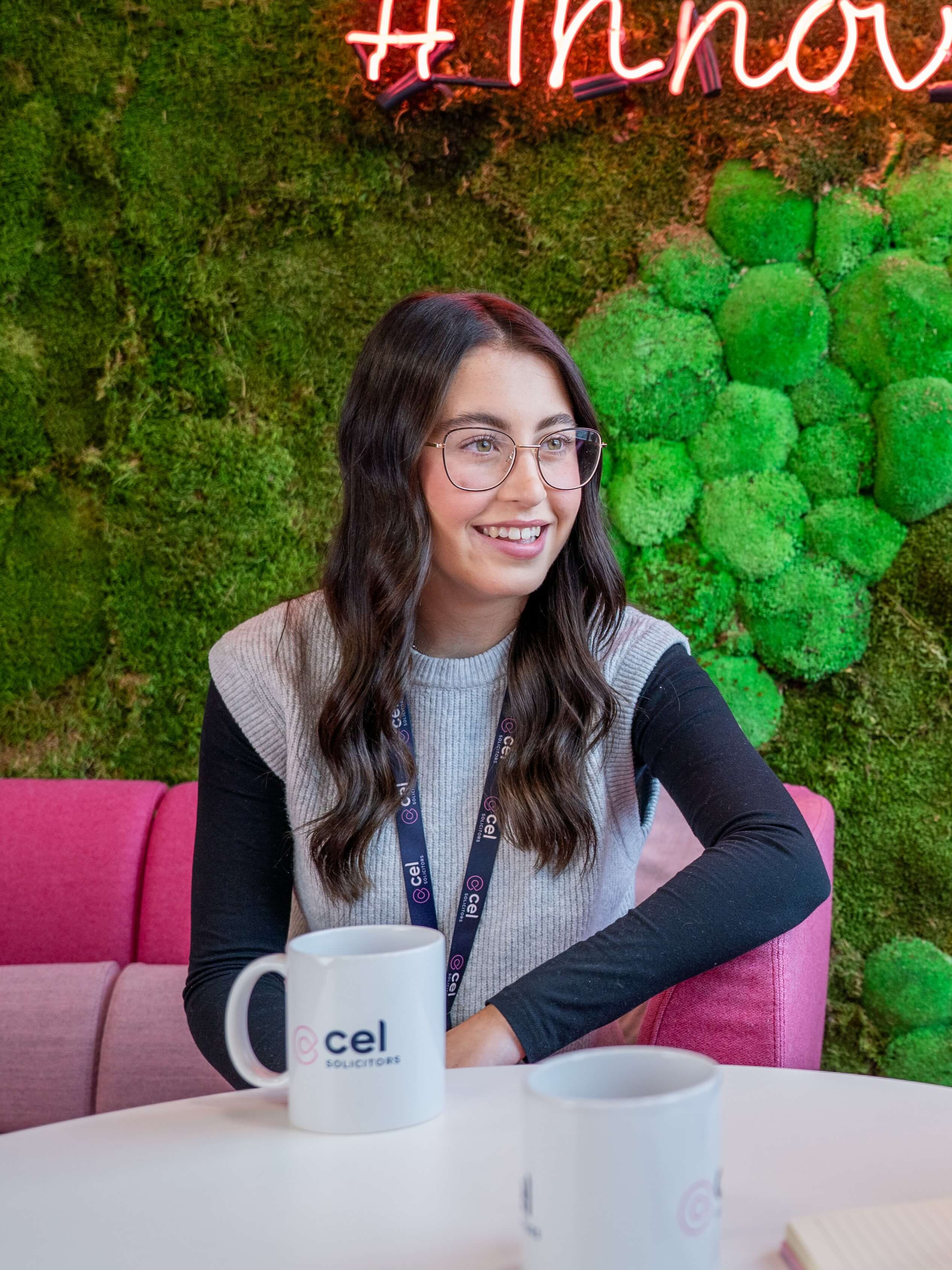 A photograph showing a member of the CEL Solicitors team.